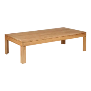 Linear koffietafel 150 cm. teak
