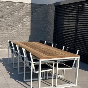 Tuinset Ibiza met teak tafelblad